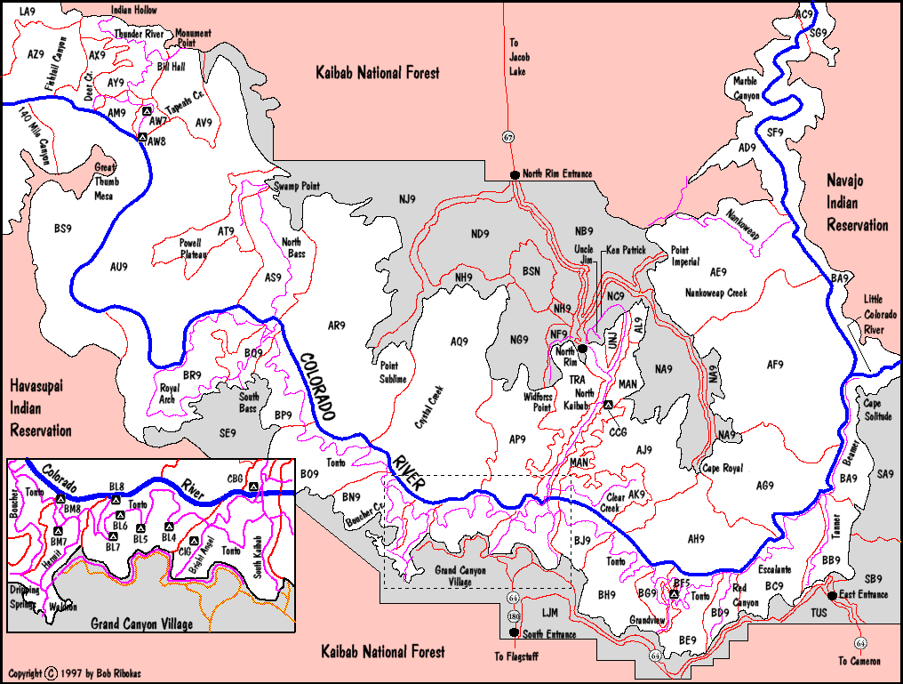 Backcountry map