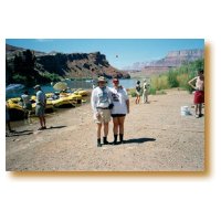 Picture of Jennifer and Bill at Lees Ferry.