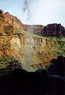 View from behind Ribbon Falls