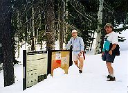 Three feet of snow on the north rim