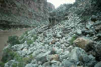 One of many rockfields below Fishtail