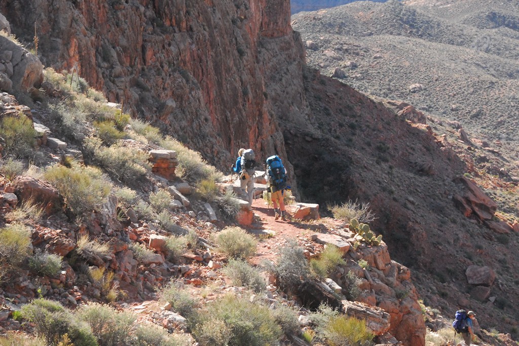 Heading down to Surprise Valley - Thunder River Trail, Grand Canyon