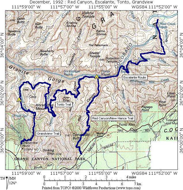 Trip map