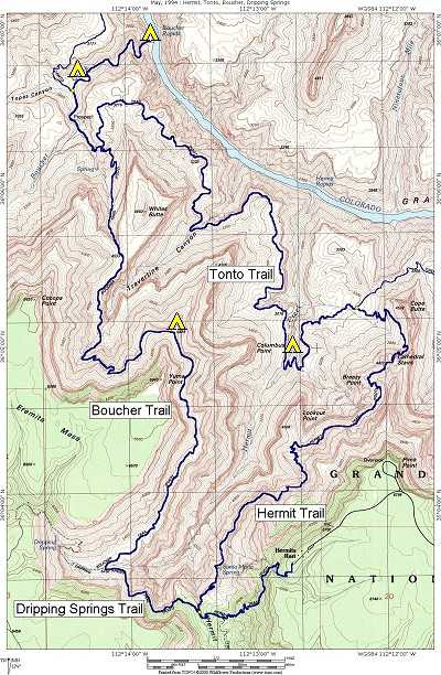 Trip map