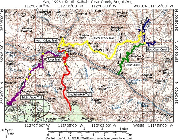 Trip map